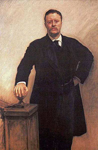 John Singer Sargent Theodore Roosevelt, china oil painting image